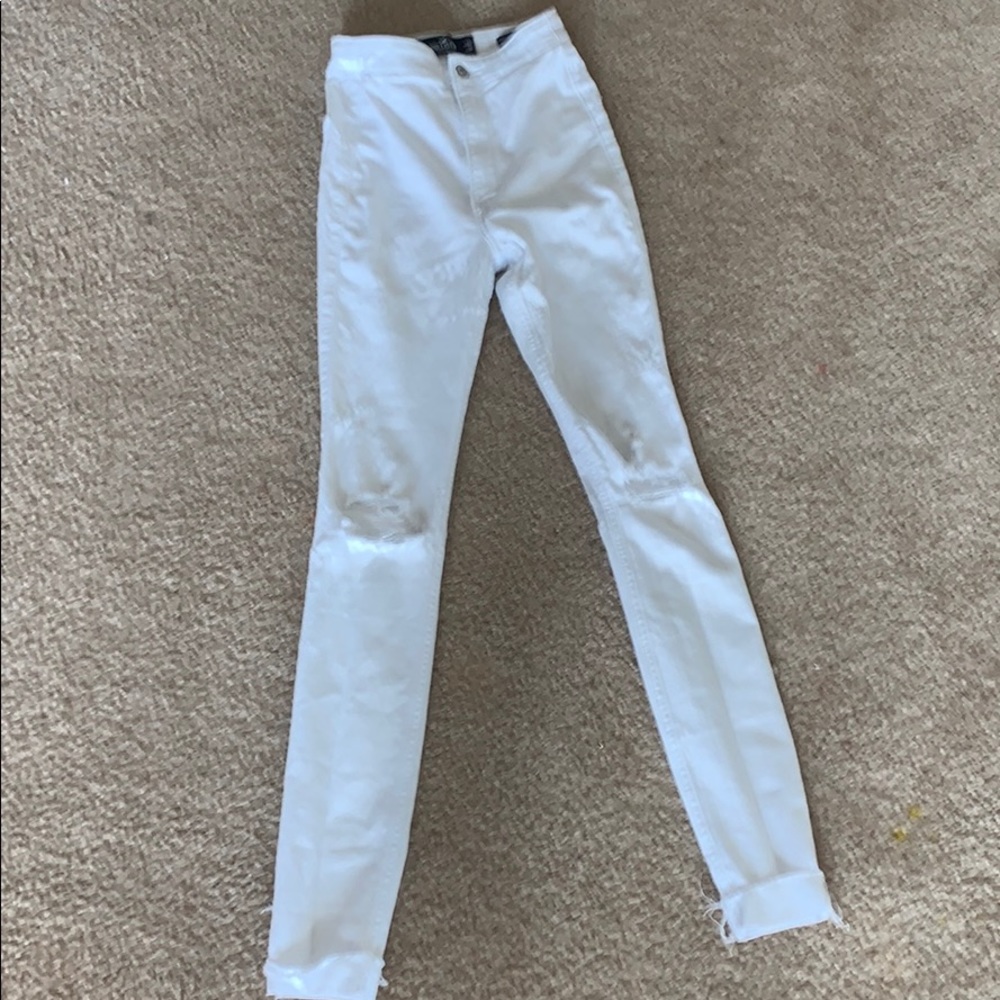 hollister ultra high rise jeans/jeggings